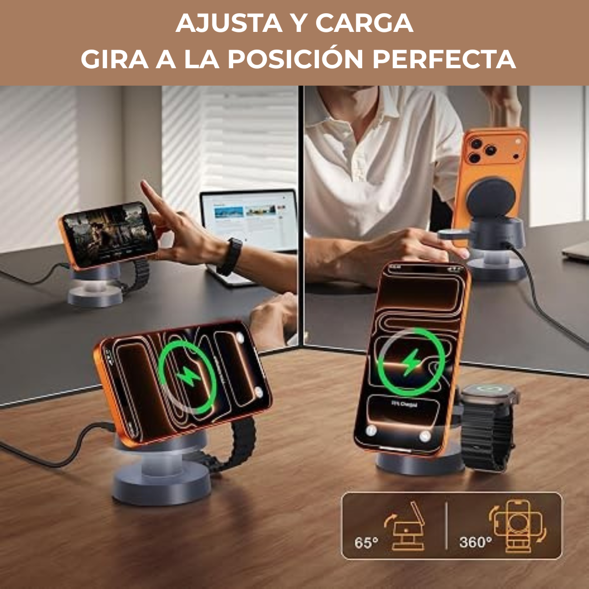 Estación de Carga 4 en 1 para Apple