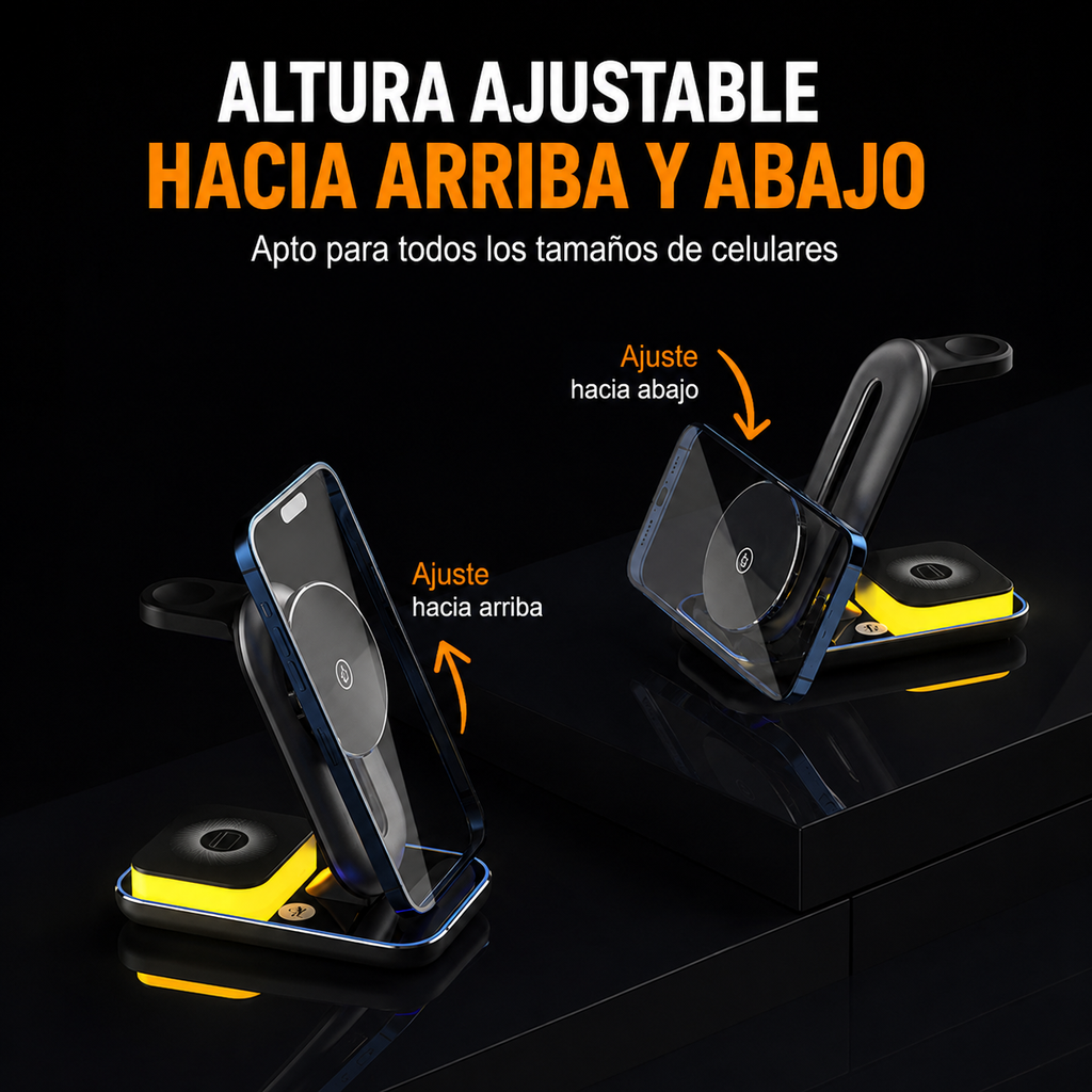 Estación de Carga 4 en 1 Multidispositivo A8