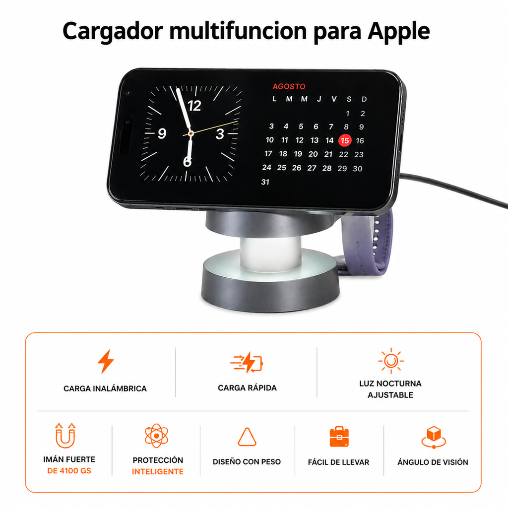 Estación de Carga 4 en 1 para Apple
