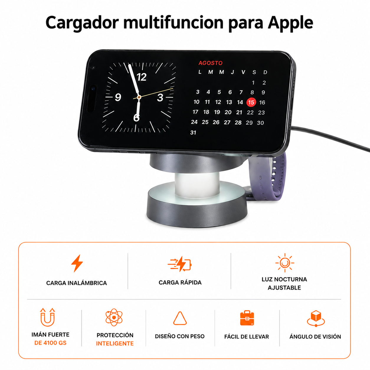 Estación de Carga 4 en 1 para Apple